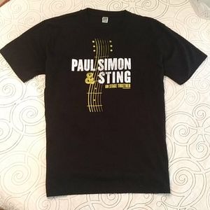 Paul Simon and Sting Concert Merch